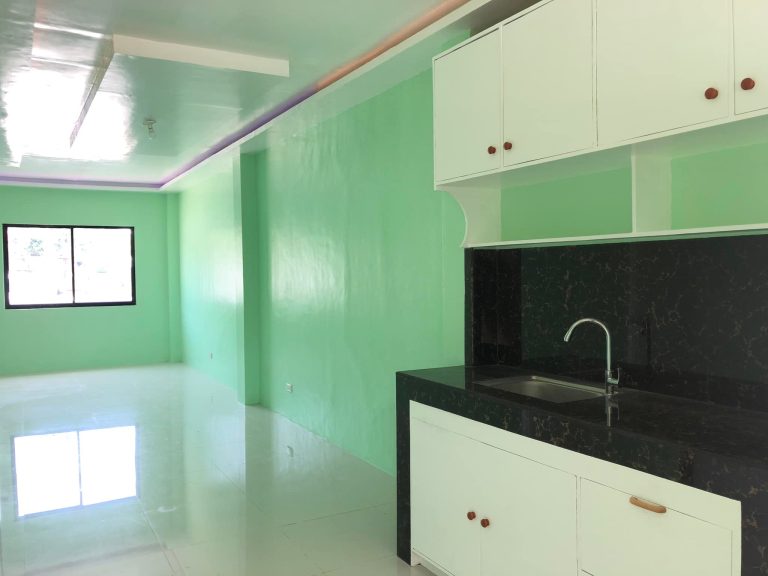 Creole Model House Interior View Kitchen to Living Room View