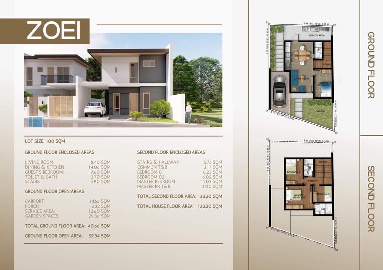 Zoei Floor Dimensions